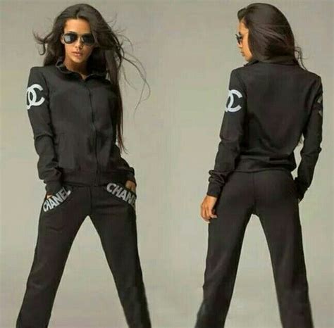 chanel womens tracksuit|Chanel tracksuit price.